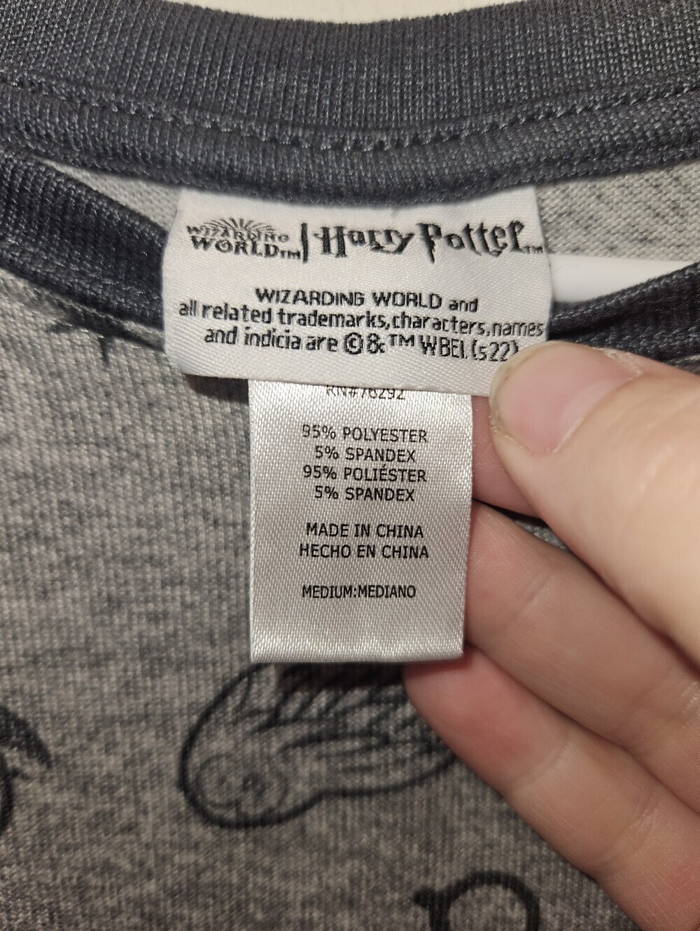 Wizarding World Of Harry Potter Long Sleeve Top Size M - Picture 9 of 10